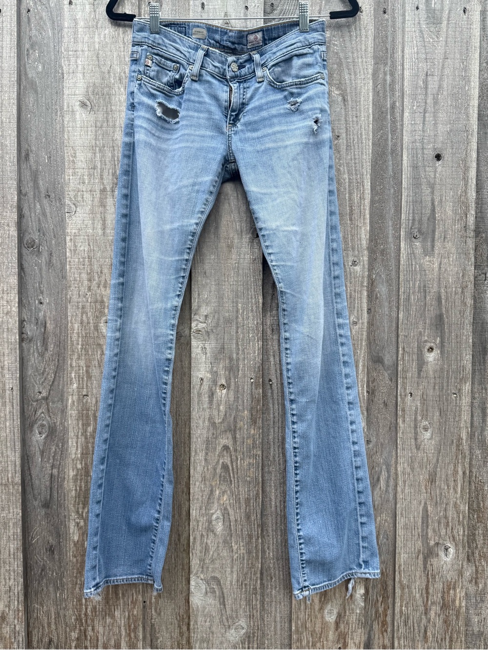 AG Adriano Goldschmied Y2K VintageLow Rise Tomboy Relaxed Straight Jeans